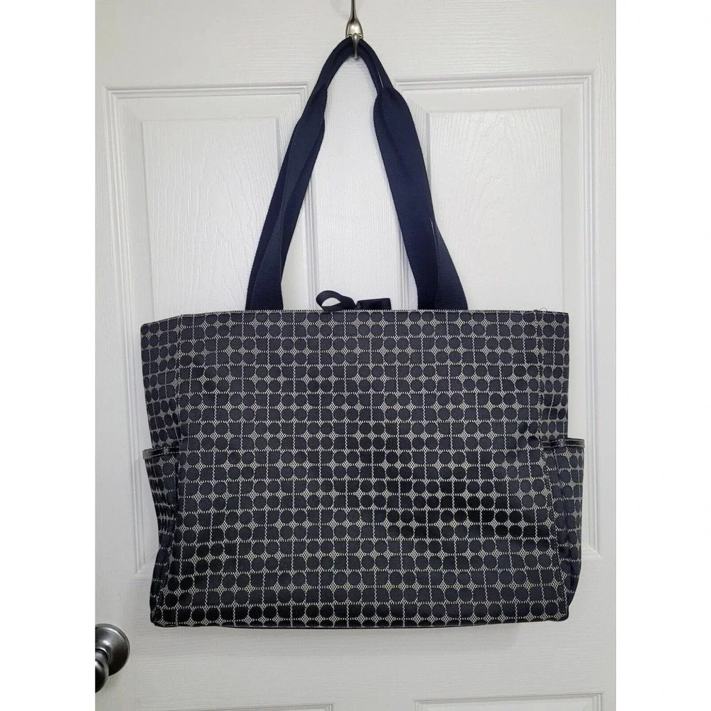 Kate Spade Dot Noel Black Canvas Large Tote Diaper Bag, and more